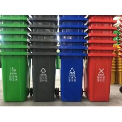 厂家供应 240升塑料垃圾桶 户外垃圾桶 定制