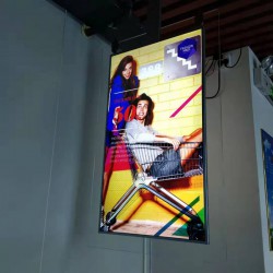 东莞惠华厂家直销43寸双面超薄液晶数字标牌、双面液晶广告机
